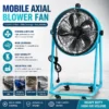 Speed Mobile Axial Fan, Copper, Aluminum - view 5