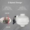 Speed Plastic Centrifugal Ventilator, DCFAIR, RF-90W1S - view 4