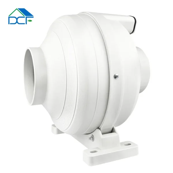 Speed Plastic Radon Fan, DCFAIR, 260/188CFM, Centrifugal, Wall - view 2