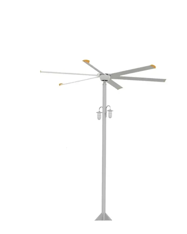 Speed Pole Mounted Fan, 230 V, Aluminum Alloy
