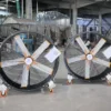 Speed Portable Drum Fan, 79-inch, 5-blade