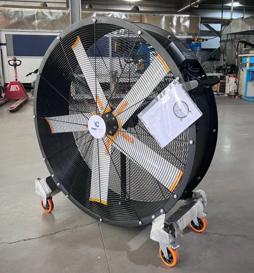 Speed Portable Drum Fan, 79-inch, 5-blade - view 2