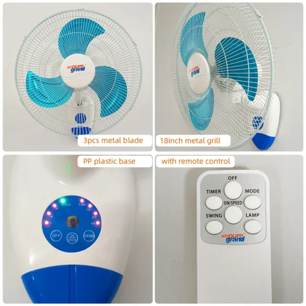 Speed Shop Industrial Fan, Wall, 220, Electric - view 4