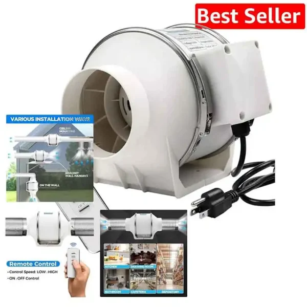 Speed Turbo Fan, 6'', Inline - view 2