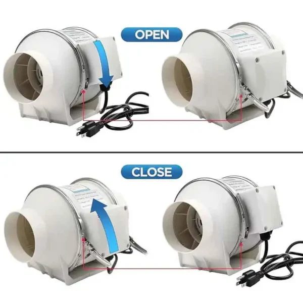 Speed Turbo Fan, 6'', Inline - view 4