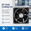 Speed Violent Cooling Fan, DC12V, 3A, V12E12BS2B5-07, 120mm - view 2