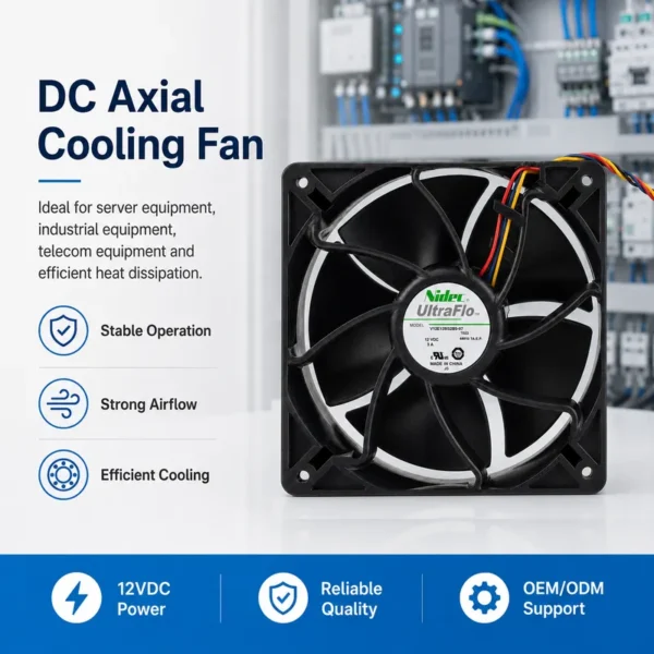 Speed Violent Cooling Fan, DC12V, 3A, V12E12BS2B5-07, 120mm - view 2