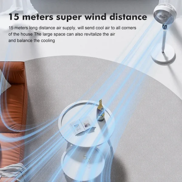Speeds Adjustment Floor Fan, 26W - view 2