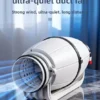 Speeds Diagonal-flow Duct Fan, ABS, 150mm - view 5