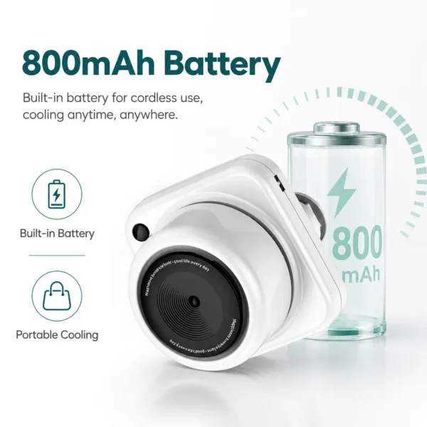 Speeds Hands-free Neck Fan, G01, Portable, 800mAh