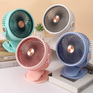 Speeds Rechargeable Fan, USB, Plastic