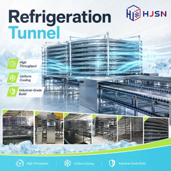 Spiral Iqf Tunnel Freezer, 380 V, 185000
