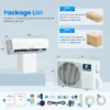 Split Air Conditioner, 110V, 12000, BTU, Inverter - view 6