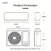 Split Air Conditioner, 18000BTU, 110V, 60Hz, R32 - view 6