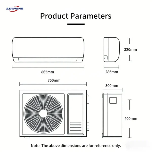 Split Air Conditioner, 18000BTU, 110V, 60Hz, R32 - view 6