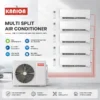 Split Air Conditioner, 2-5, Inverter, HVAC, R32