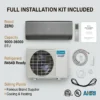Split Air Conditioner, 9000-36000btu, ZERO, ETL, AHRI