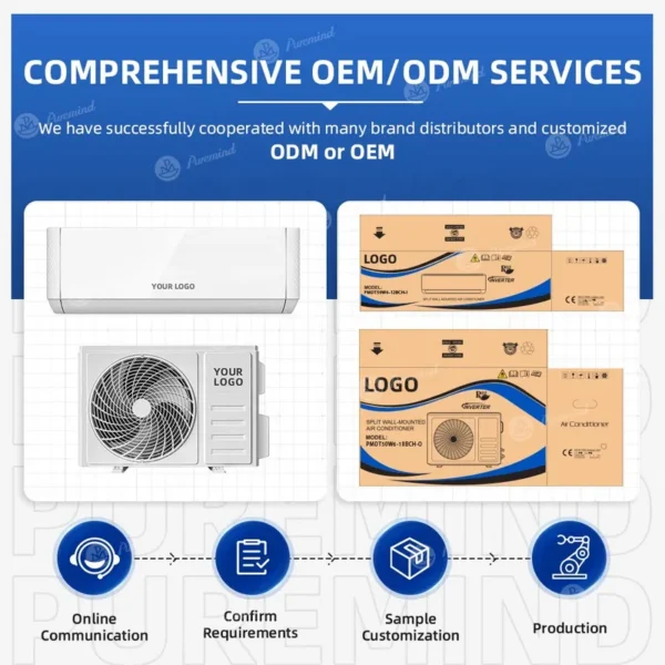 Split Air Conditioner, TCL, 9000-24000Btu, Inverter - view 6