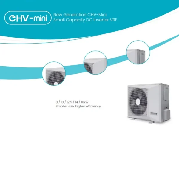 Split Air Conditioner, VRF, Ceiling - view 2