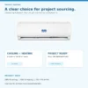 Split Air Conditioner, Wall, 2650W, 4550W, 700m3/h - view 3