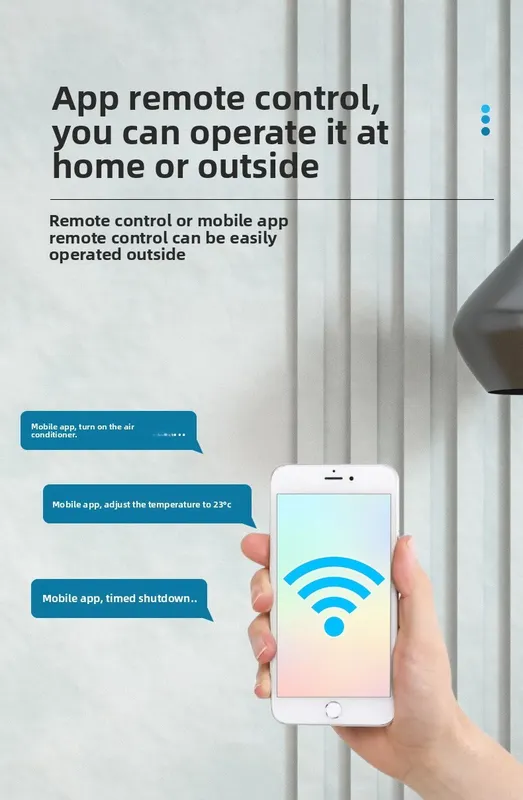 Split Mobile Air Conditioner, Portable, Wall, R290, WIFI - view 2