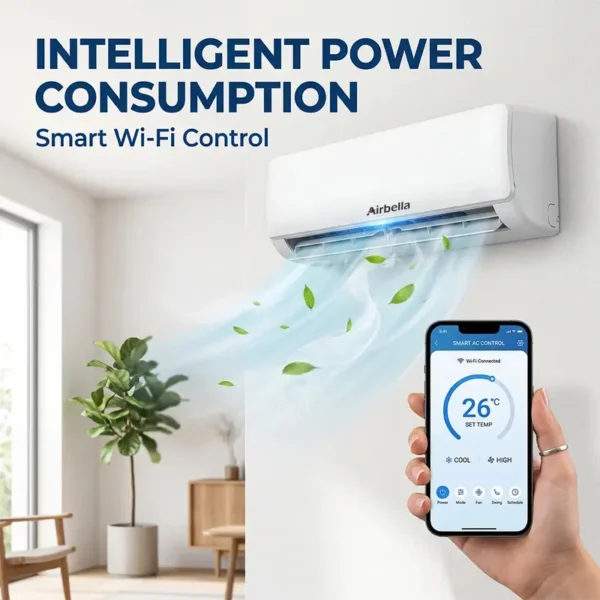 Split Type Air Conditioner, 12000btucR410A, Wall - view 6
