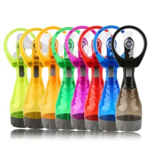 Spray Bottle Cooling Fan, Portable, Battery, Plastic