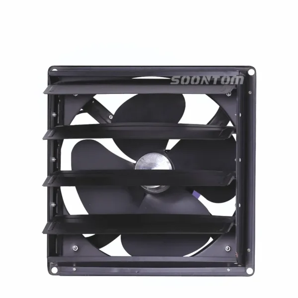 Square Axial Exhaust Fan, Wall, 220V380V, Electric - view 5