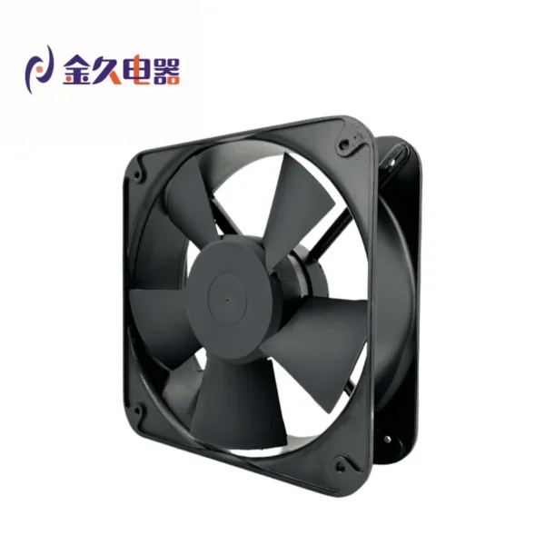 Square Axial Fan, 200mm, 110-125v, Electric - view 2