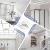 Square Bathroom Exhaust Fan, 10inches, 110CFM, 85V-265V - view 2