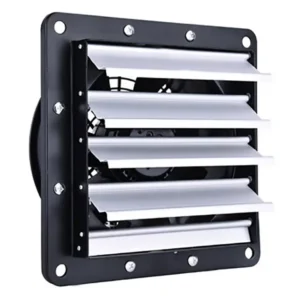 Square Shutter Ventilation Fan, IP54, Wall