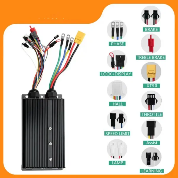 Square Wave Controller, 48-72V, 100A, 3000-5000W - view 3