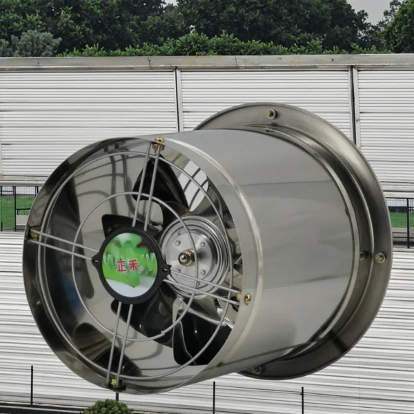 Stainless Steel Circulation Fan, Cast, Copper - view 5