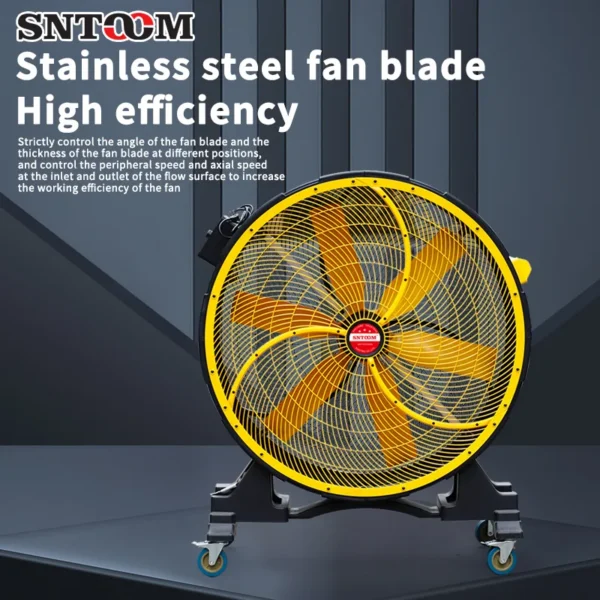 Stainless Steel Drum Fan, 300W-700W, 650mm-1250mm, 220V - view 2