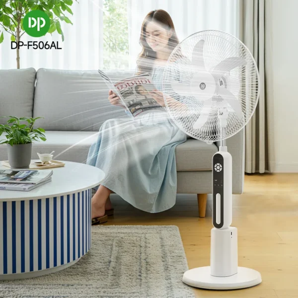 Stand Cooling Floor Fan, 7000mAh, 53, Plastic - view 4