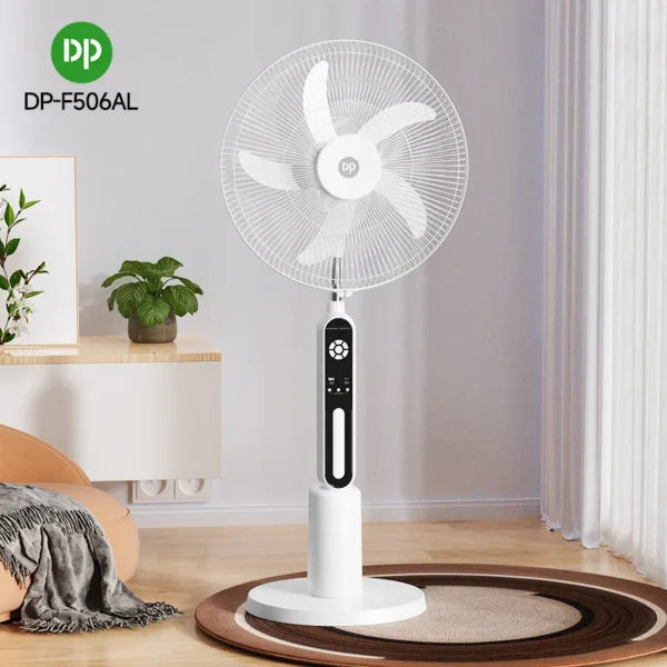 Stand Cooling Floor Fan, 7000mAh, 53, Plastic - view 5
