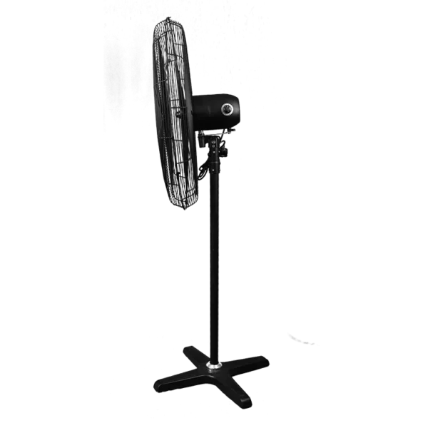 Stand Fan, 220v, 110v, 150w, Aluminum - view 3