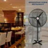 Stand Fan, 220v, 110v, 150w, Aluminum - view 6