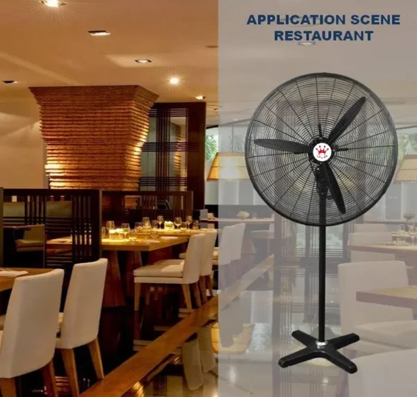 Stand Fan, 220v, 110v, 150w, Aluminum - view 6