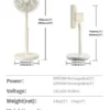 Stand Fan, RUNAL, 14-Inch, Brushless - view 6
