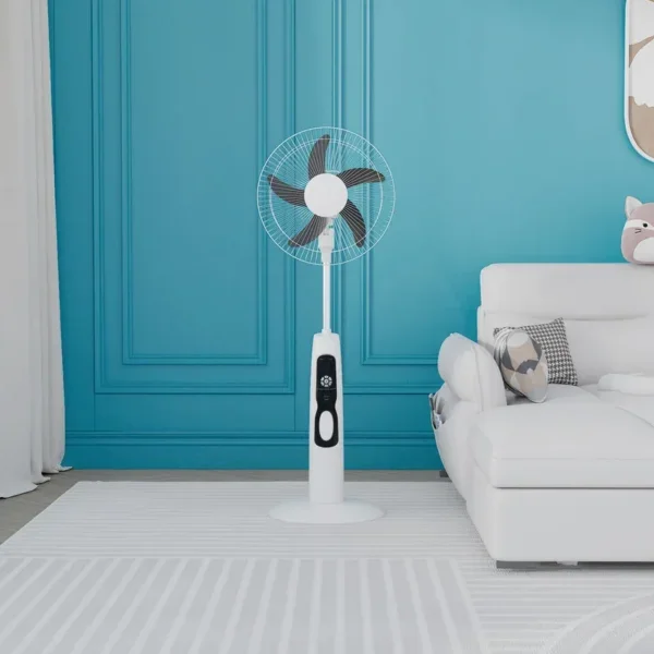 Stand Fan, Solar, 35W, Plastic
