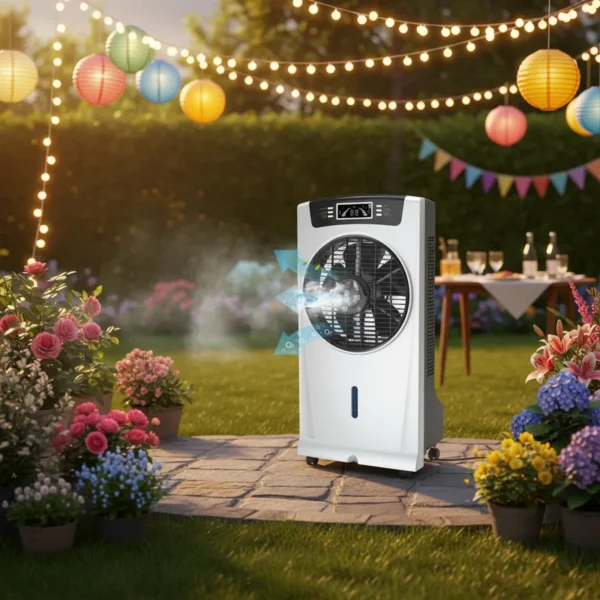 Stand Water Mist Fan, Plastic, 90 W - view 3