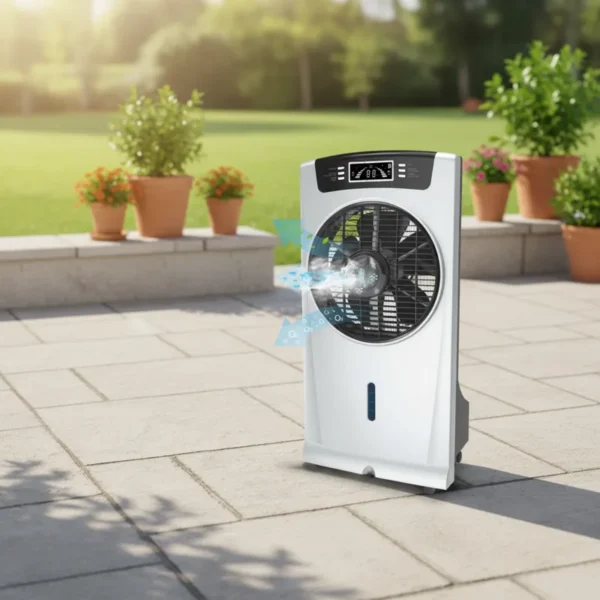 Stand Water Mist Fan, Plastic, 90 W - view 4
