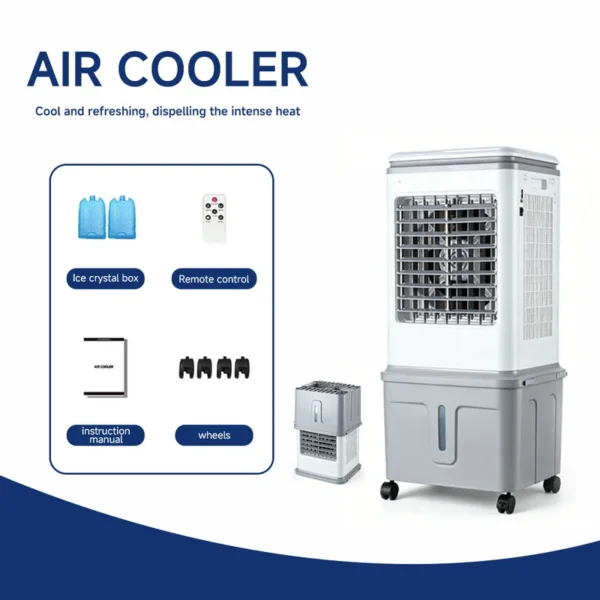 Standing Cold Fan, 3600m, 35L, Solar - view 2