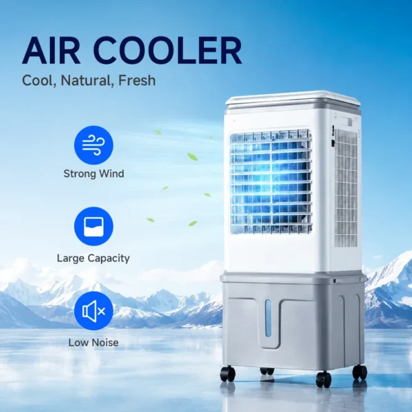 Standing Cold Fan, 3600m, 35L, Solar - view 3