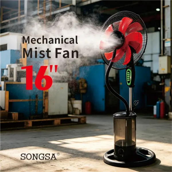 Standing Electric Fan, Plastic, 40