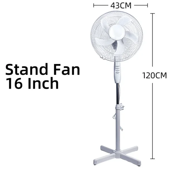 Standing Fan, 40-45W, Plastic - view 5