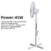 Standing Fan, 40-45W, Plastic - view 6