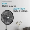 Standing Fan, Plastic, 55W - view 6