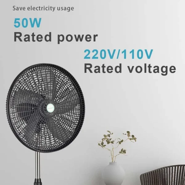 Standing Fan, Plastic, 55W - view 6